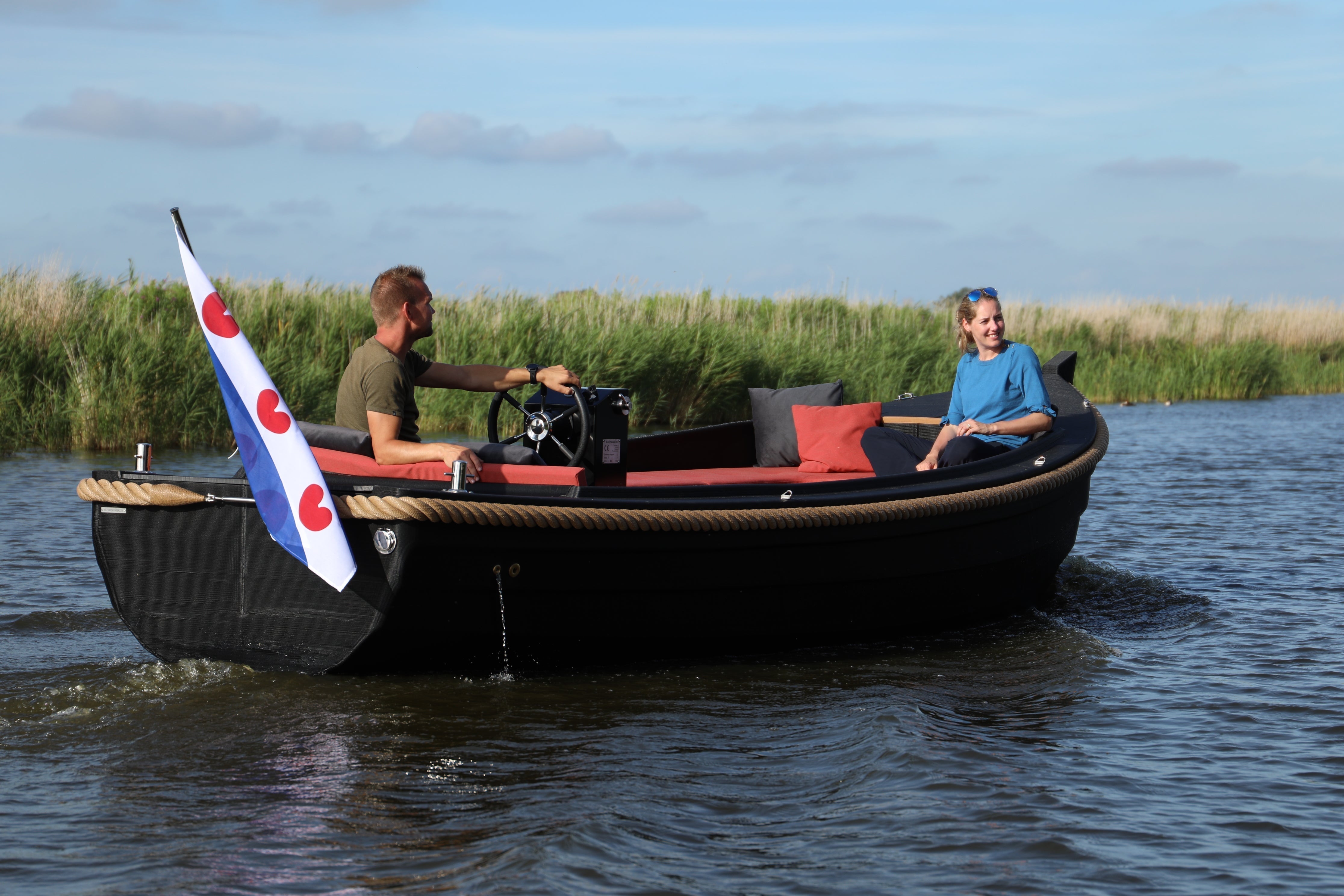 How a Frisian couple built Europe's first 3D printed electric boat