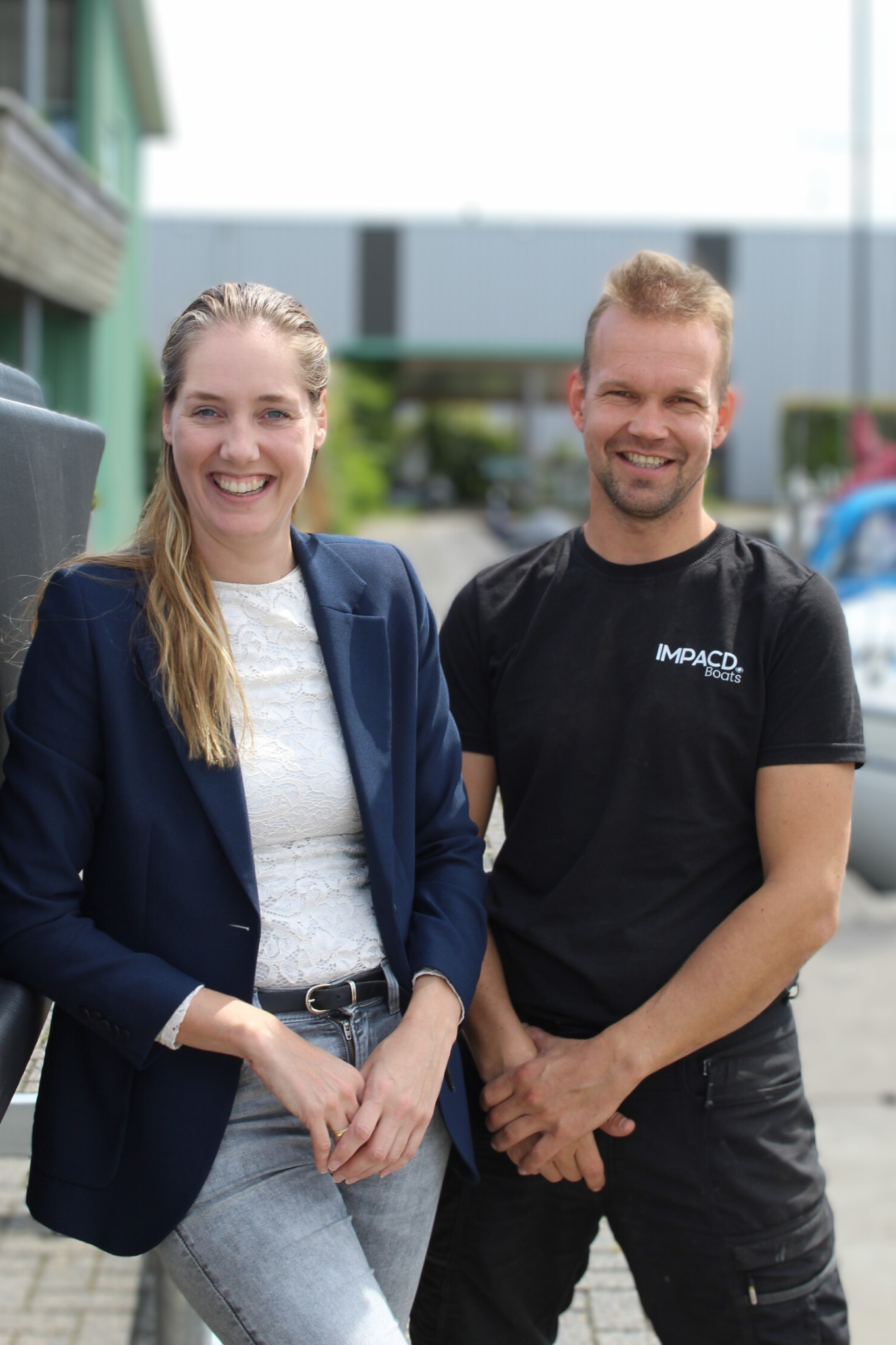 Jorgen de Jong and Marieke de Boer, Founders IMPACD Boats